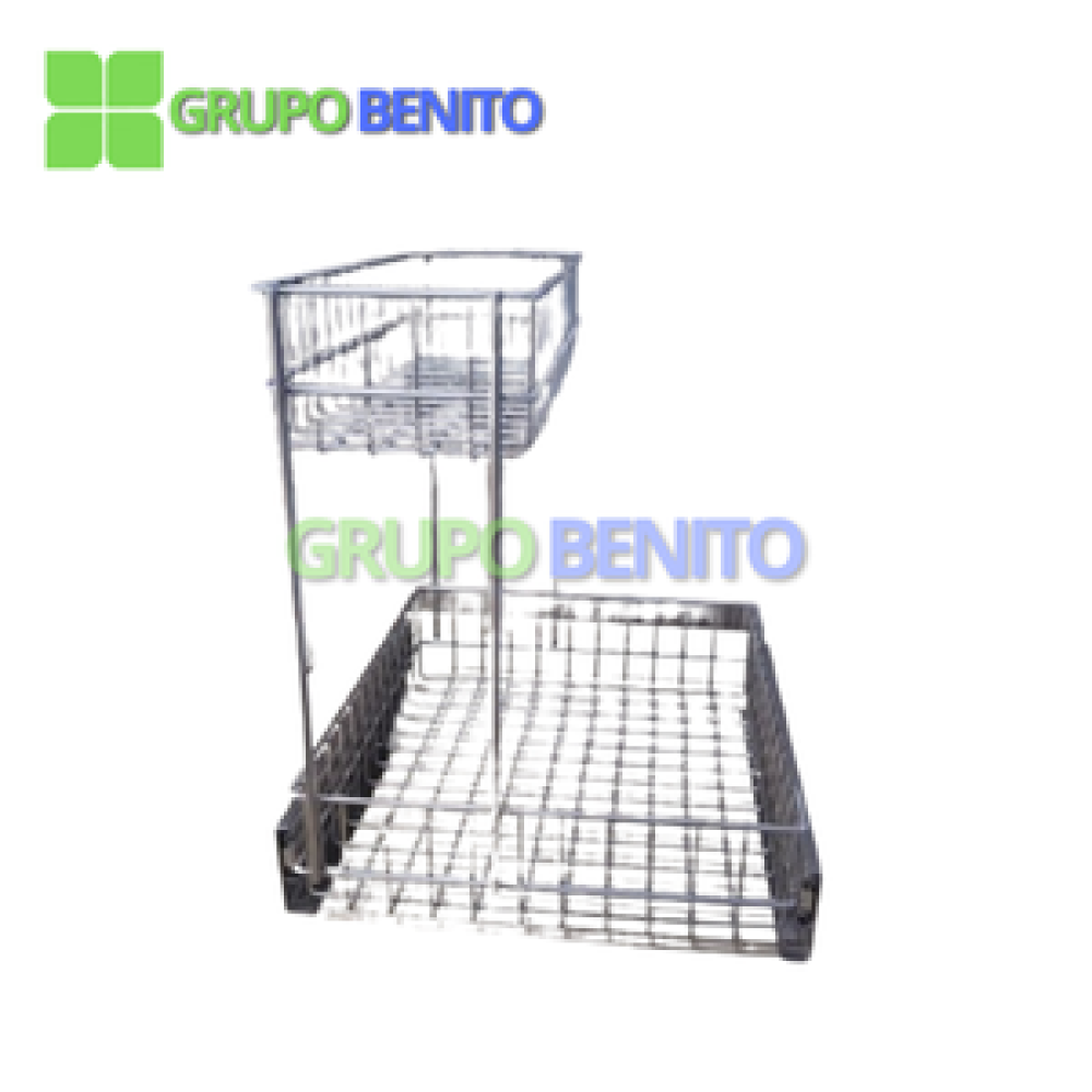 Canastilla Doble Inox
