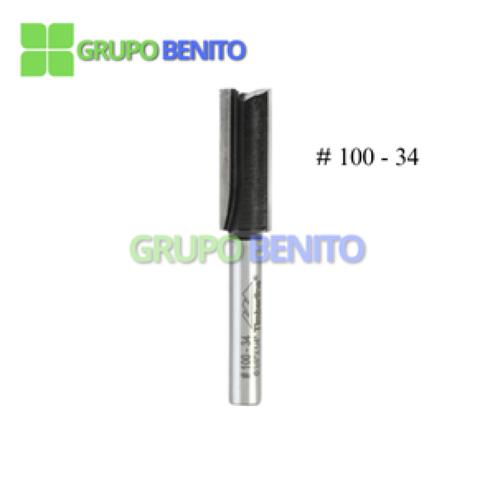 Fresa para ruteadora Recta 1/4"X3/8" Timberline