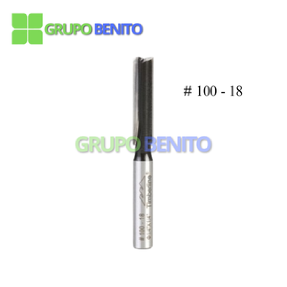 Fresa para ruteadora Recta 1/4"X1/4" Timberline