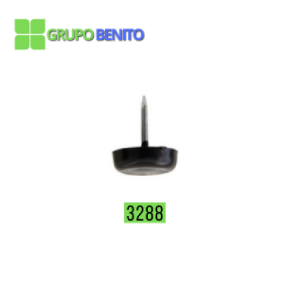 Deslizador Negro C/Clavo