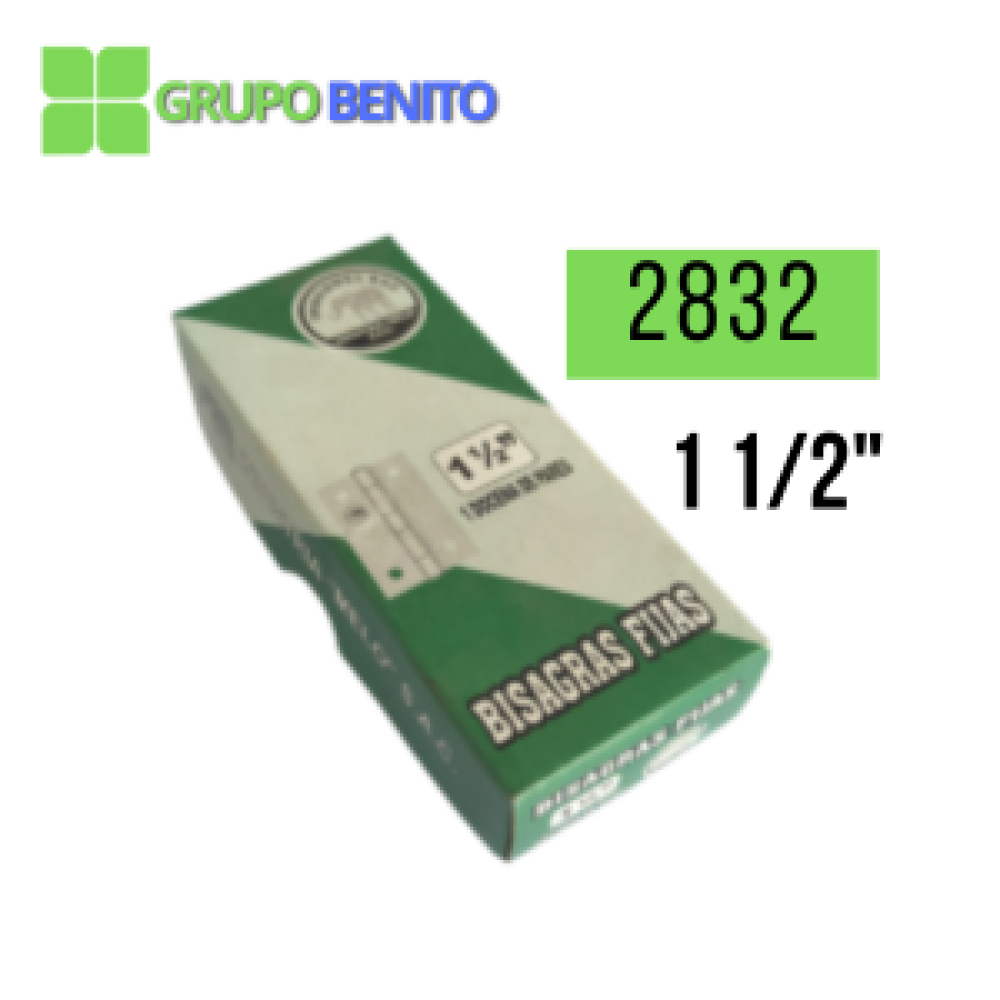 Bisagra Fija Aluminizada - 1 1/2"