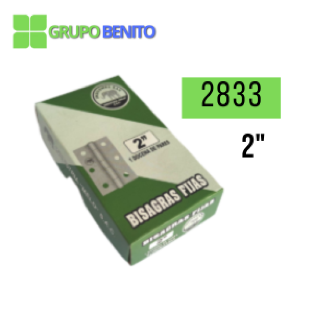 Bisagra Fija Aluminizada - 2"