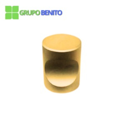Jalador Aluminio Dorado Dedo 18x23mm