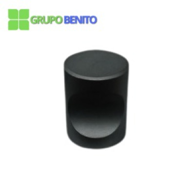 Jalador Aluminio Negro Dedo 25x30mm
