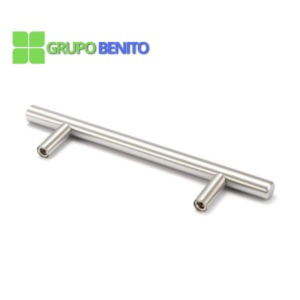 Jalador Barra Tubular Inox Satinado 160mm